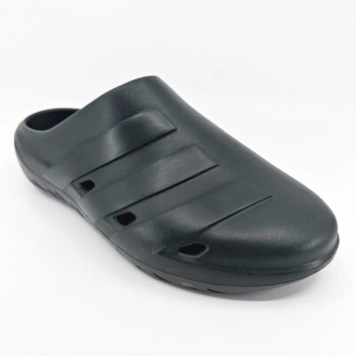 Adidas Adicane Clog Carbon Black Mens Size 8 Slip On Slides Sandals HQ9918 NEW!