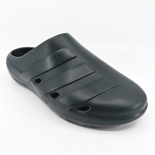 Adidas Adicane Clog Carbon Black Mens Size 7 Slip On Slides Sandals HQ9918 NEW - Picture 2 of 8