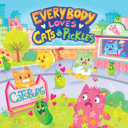 Everybody Loves Cats Vs Pickles von Darren Farrel: Neu - Bild 1 von 1