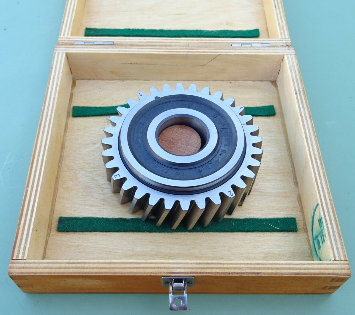 Lehrzahnrad Modul M3,0 Z 32 15° Zahnrad Lehre Stirnrad