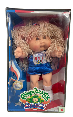  Cabbage Patch Olympics Olympikids Track Field Doll Special Edition Blonde NEW 