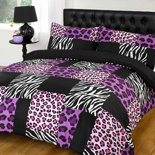 Kruger Purple Duvet Bedding Set 