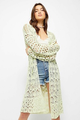 free people sweet talker crochet cardi