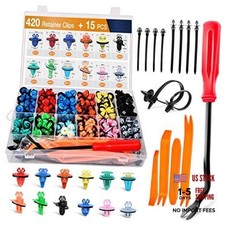 420Pcs Fender Moulding Clips Assortment 420 Pcs Mixed Size Clips 5 Removers