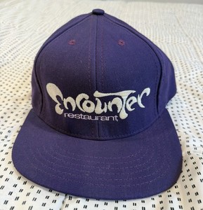 Disney Promotional Encounter Restaurant LAX Cap Hat Los Angeles Airport Rare
