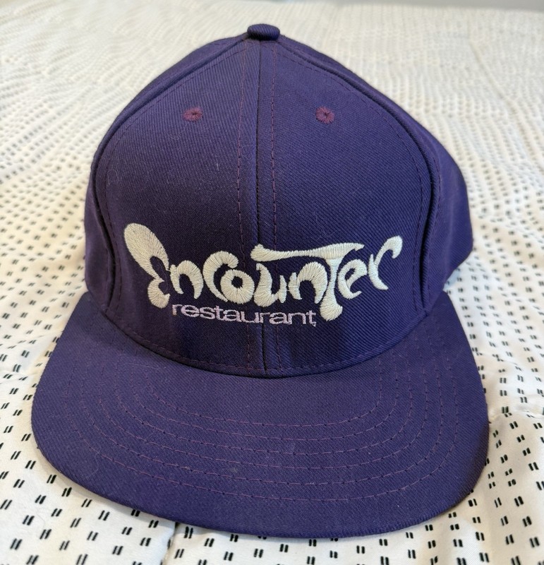 Disney Promotional Encounter Restaurant LAX Cap Hat Los Angeles Airport Rare