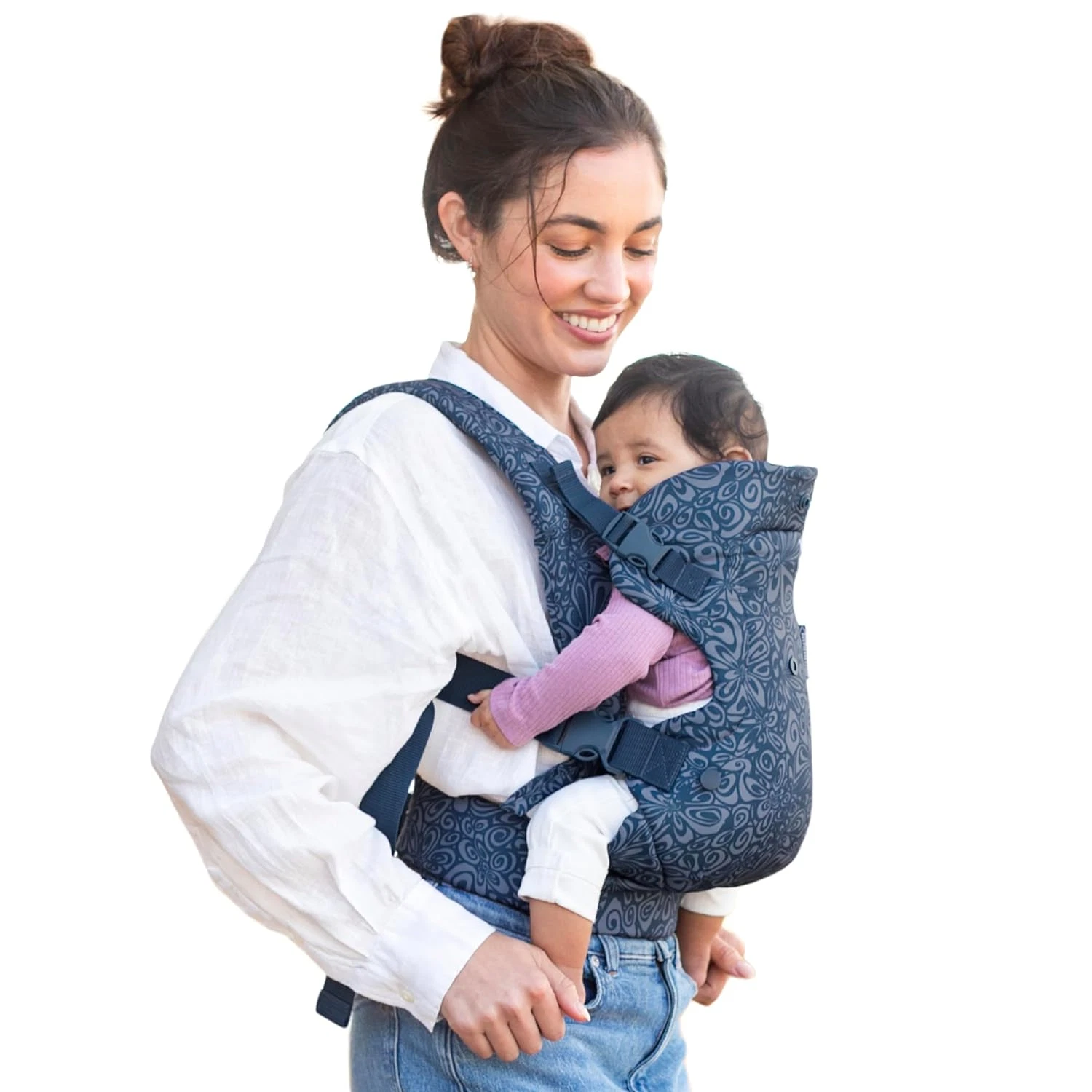 4-In-1 Convertible Baby Carrier, Adjustable, Ergonomic Hands Free Babywearing