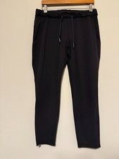 Lululemon Pants Women Size 8 Dance Studio Black Nylon Elastic Waist