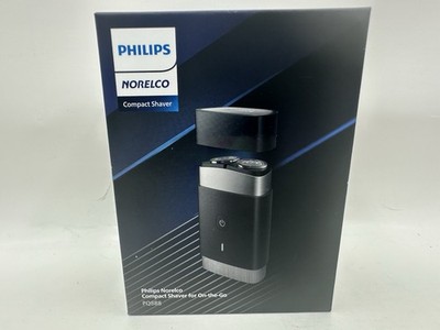 Philips Norelco Compact Rechargeable Wet & Dry Electric Shaver On-the-Go Black