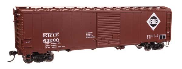Walthers Mainline 910-46513 HO Scale 50' AAR Boxcar RTR Erie #63200