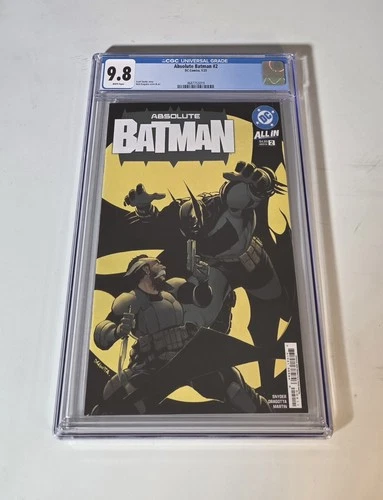 🔥 Absolute Batman #2 CGC 9.8 Graded Cover A 1st Print Nick Dragotta Cover 🔥