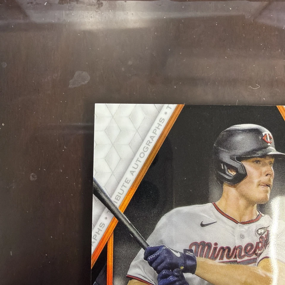 Autógrafos tributo tributo Topps 2021 Max Kepler #TA-MK naranja/25 (AU) Foto 4 de 4