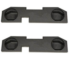 QPower Dodge Ram Quad Cab '02-Newer Dual 12 Inch Subwoofer Enclosure  2 Pack 