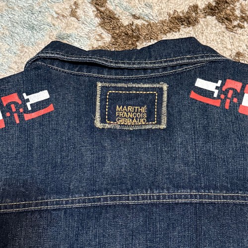 NWT Marithe Francois Girbaud MFG Denim Vest Size Large 90s - Picture 3 of 9