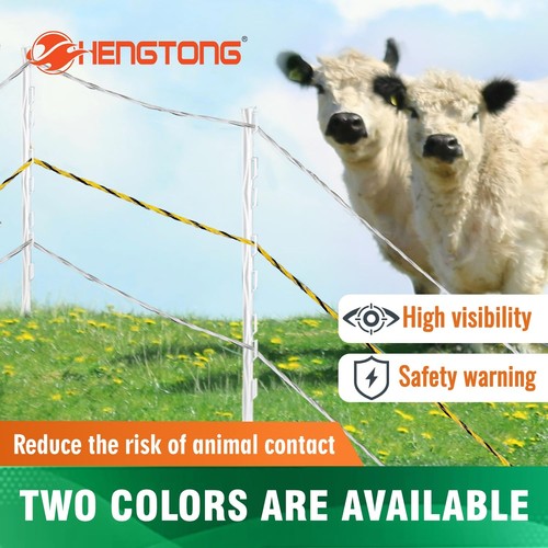 Electric Fence Polywire 3280ft (1000m), 6-Strand Stainless Steel Conductors, ... - Picture 6 of 8