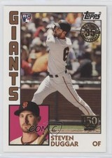 2019 Topps 1984 Baseball Rookies 150th Anniversary 77/150 Steven Duggar fo7