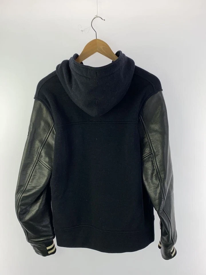 eYe OMME des GARCONS JUNYA WATANABE MAN Stadium Jacket L Wool BLK - Image 2 of 4