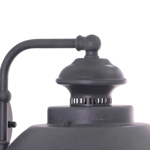 Vaxcel Lighting OW21501 Harwich 1 Light Outdoor Wall Sconce - 10 - Black - Picture 3 of 12