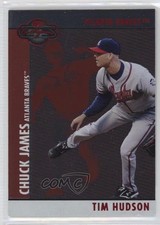 2008 Topps Co-Signers Silver Red /400 Tim Hudson Chuck James #037 0l2