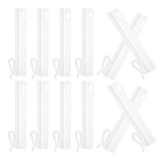 25 Pcs Curtain Pleat Hook Curtian Hooks Holdback Drapery Plastic