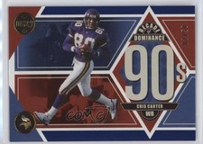 2022 Panini Legacy Decade of Dominance Blue 2/50 Cris Carter #DD-4 HOF 19jf