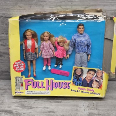 DAMAGED BOX Full House Danny's Family by Tiger Toys Plus Joey Doll- 1993