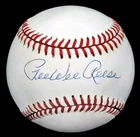 Pee Wee Reese Signed Autographed OAL Brown Ball Baseball Dodgers JSA