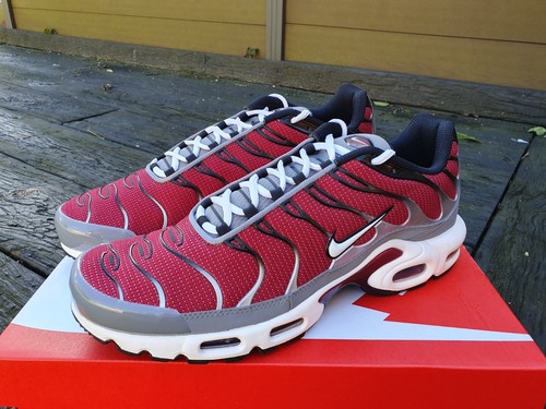 Nike Air Max Plus TN Tuned Red Grey UK 11 EUR 46 US 12 DQ3983 600 - Picture 2 of 9