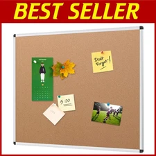 48x36 Cork Bulletin Board with Self-Healing Surface