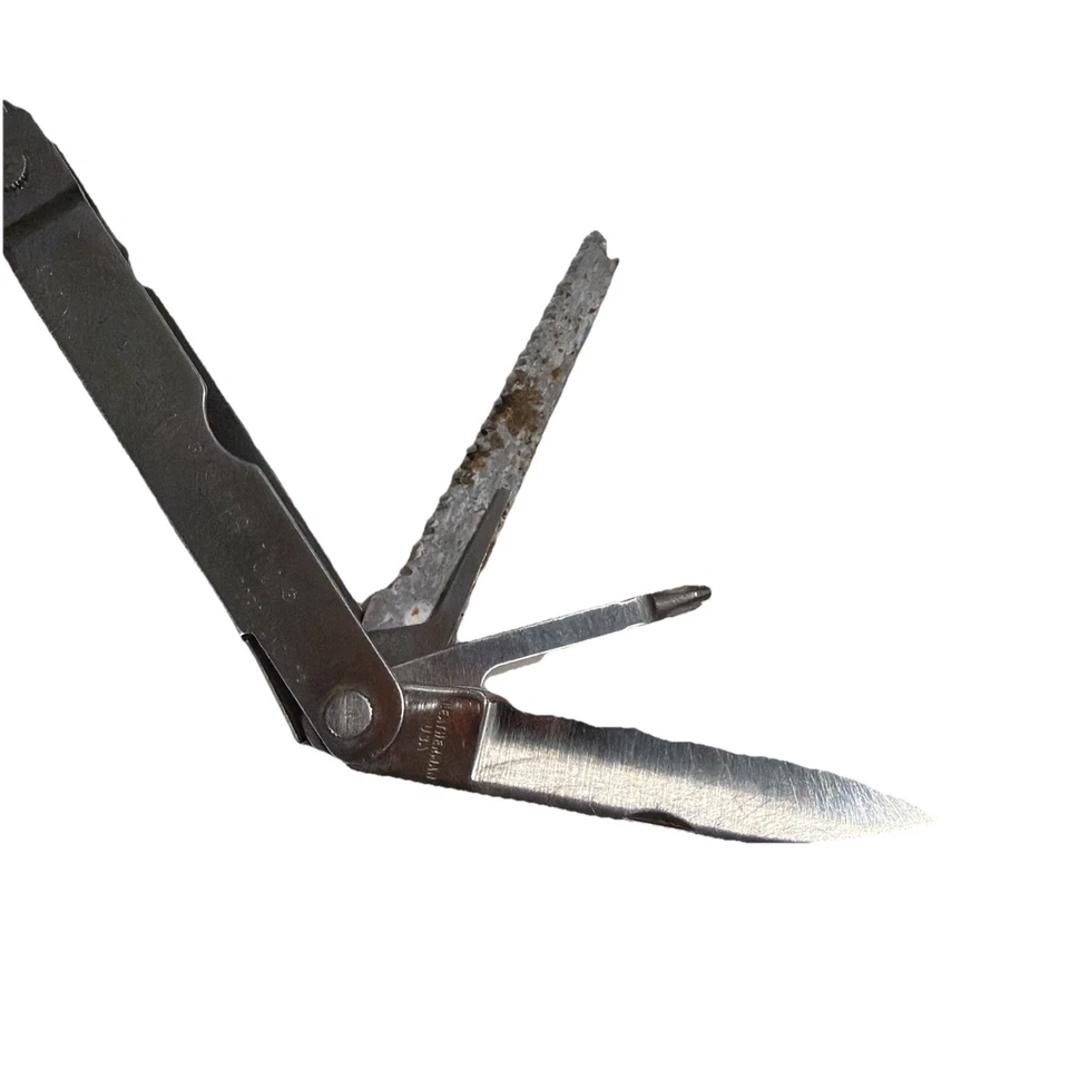 Superherramienta Leatherman de acero inoxidable de colección 300 EE. UU. Multitool Mitchel Co. Foto 4 de 4