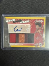 Coby White RC AUTO 2019-20 Absolute (/199) #TT3-CBW Tools Of Trade Triple Patch
