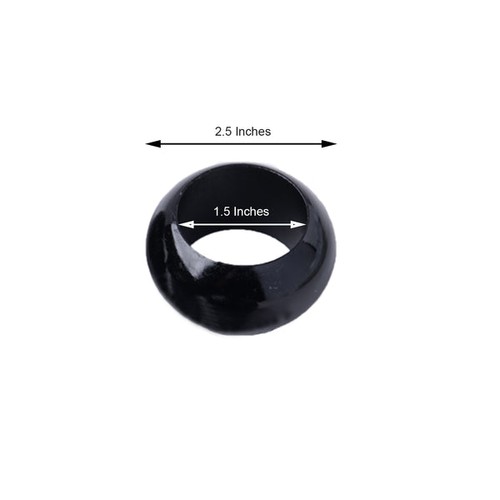 12 pcs Black NAPKIN RINGS Wedding Party Catering Banquet Dinner Decorations SALE - Picture 5 of 8