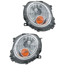 Scheinwerfer Set rechts & links Gelb H4 für MINI Mini R56 R57 R59 R55 R58