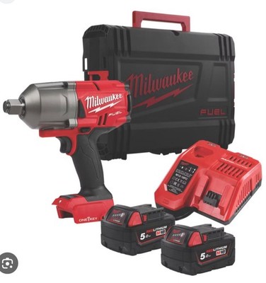 Milwaukee M18 ONEFHIWF34-502X 18V ONE-KEY FUEL 3/4'' Impact + 2 x 5,0Ah Akkus
