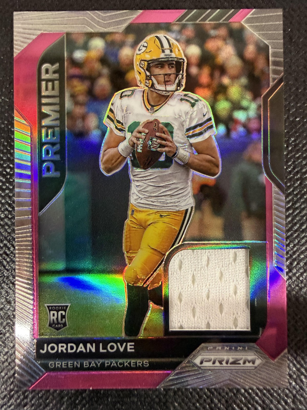 2020 Panini Prizm #6 Jordan Love Premier Jerseys Pink Green Bay Packers