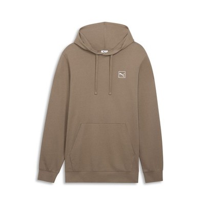 PUMA Essentials Elevated Pullover Hoodie Mens Brown Casual Outerwear 68472893