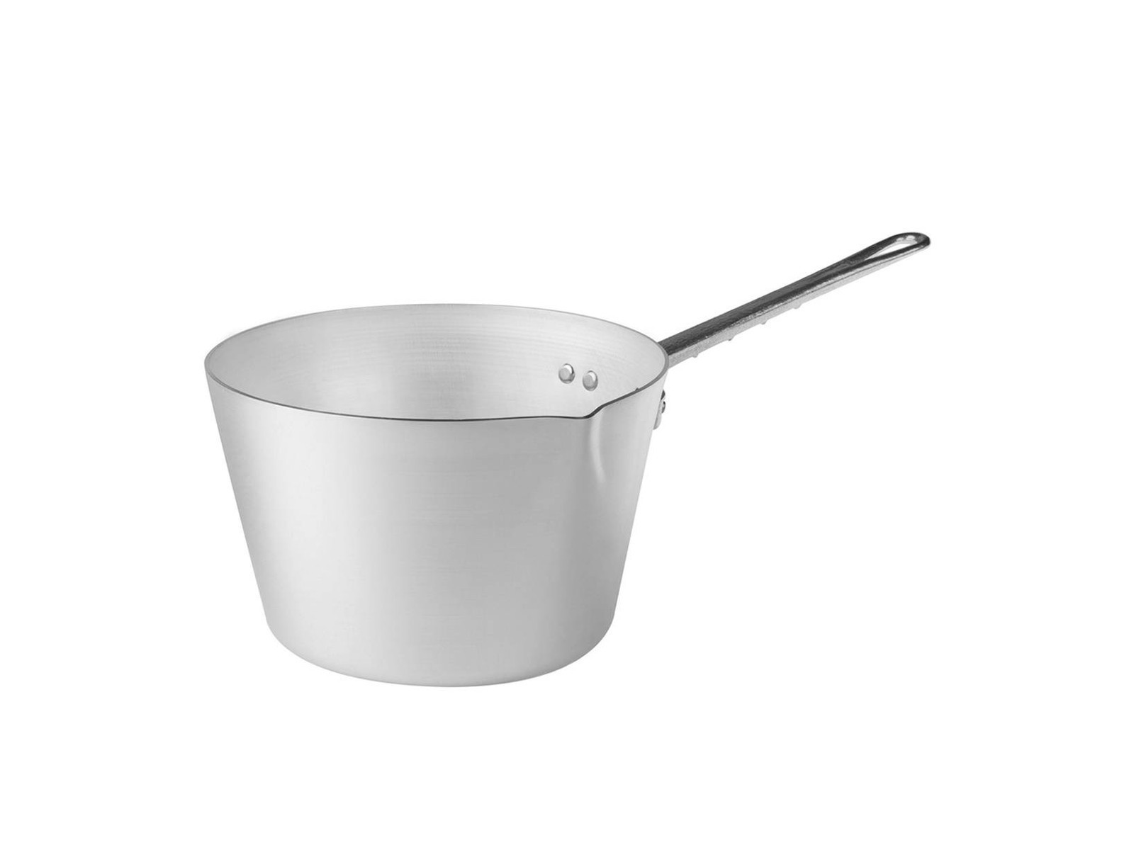 Agnelli Aluminum Conical Family Casserole 1 Handle 10cm