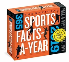 Official 365 Sports Facts-A-Year - Calendar, by Workman Publishing - Good