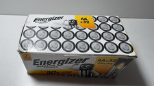 Energizer Alkaline Power AA Batteries 32 Pack 1.5V Double A Long Lasting Sealed 0.41 per battery