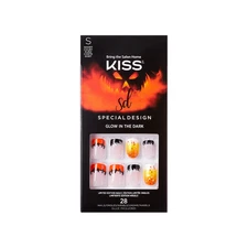 Kiss Limited Edition Nails Halloween Special Design Glow in the Dark w/ Glue