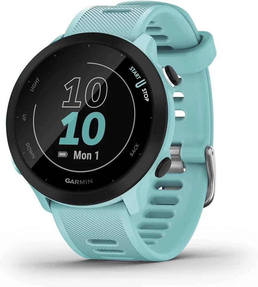 Garmin Forerunner 55 GPS Running Smartwatch Fitness Tracker - Aqua - Imagen 2 de 4