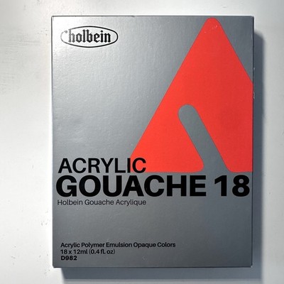 Holbein Artist Acrylic Gouache 18 Color Set - D982 - New