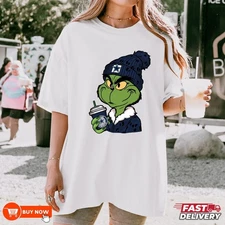 Grinch Christmas Dallas Cowboys NFL Football TShirt - Multicolors, S-5XL