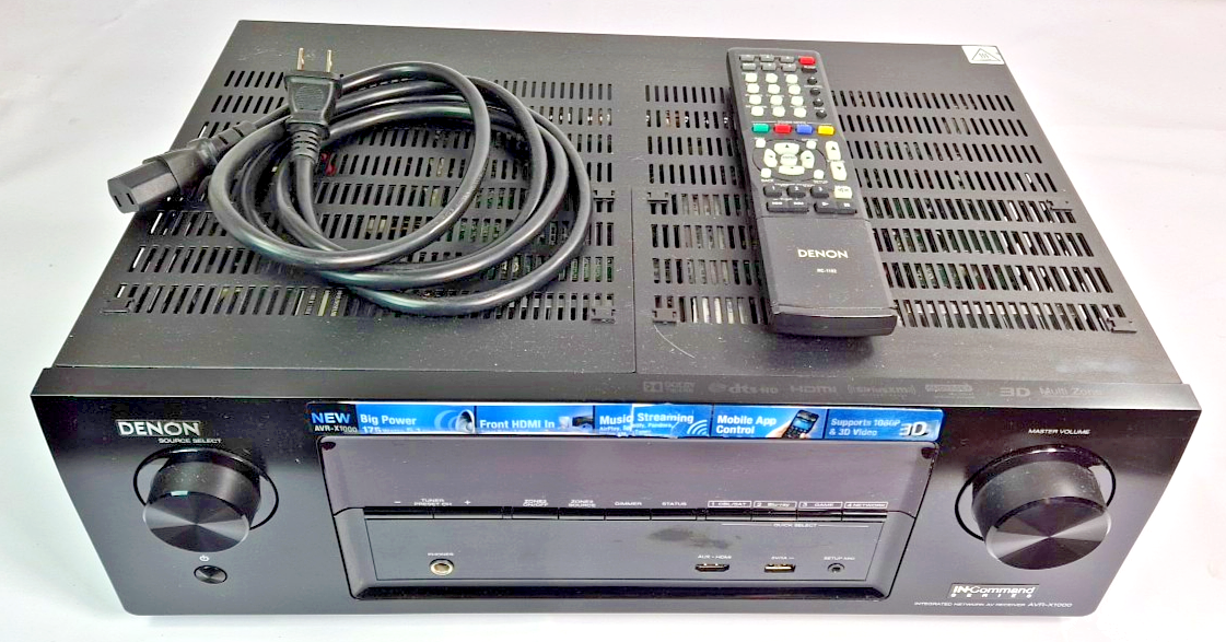 Denon AVR X1000 5.1 Channel 120 Watt Receiver for sale online | eBay