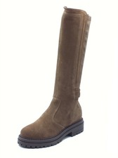 NeroGiardini  I514843D Velour Spago Stivali  per Donna in camoscio con lampo e t