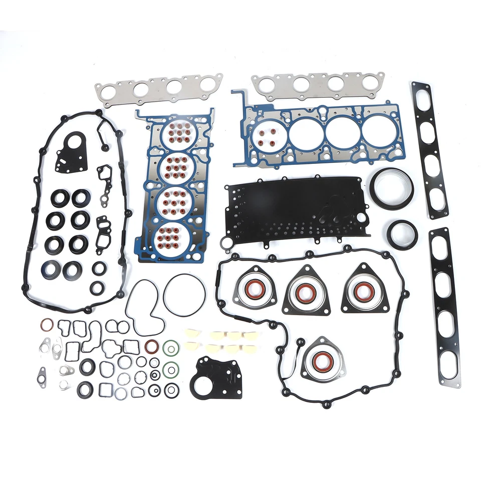 Kit de juntas de reconstrucción de motor para Audi A6 S4 B6 B7 2002-09 BBK BHF BAT BAS BNK 4,2 L Foto 3 de 4