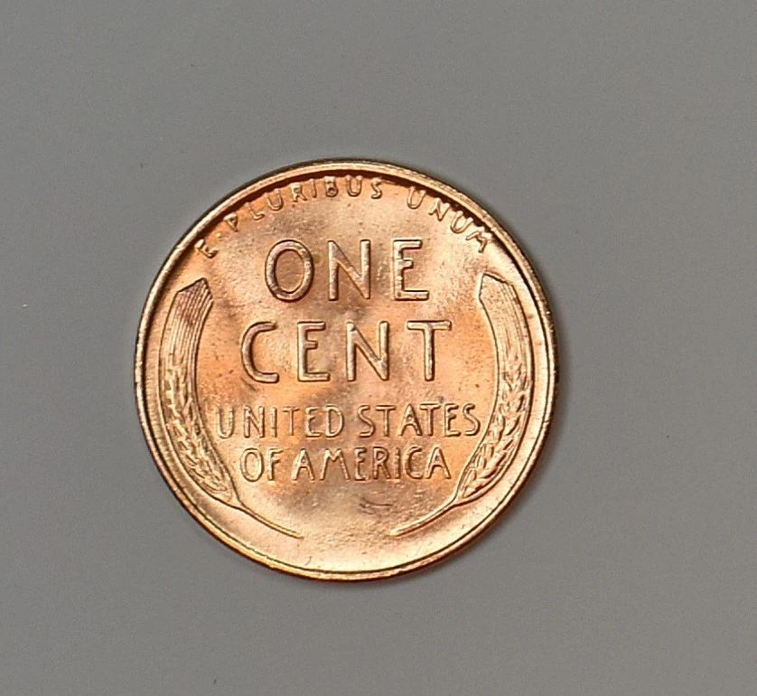 1953 D Penny Error Red Rainbow Nice Shattered Die, Double Die, Double Wheat Ear - Image 2 of 4