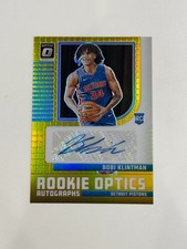 2025 Panini Donruss Optic Prizm Bobi Klintman #ROA-KLT Gold Mojo 02/10 RC Auto