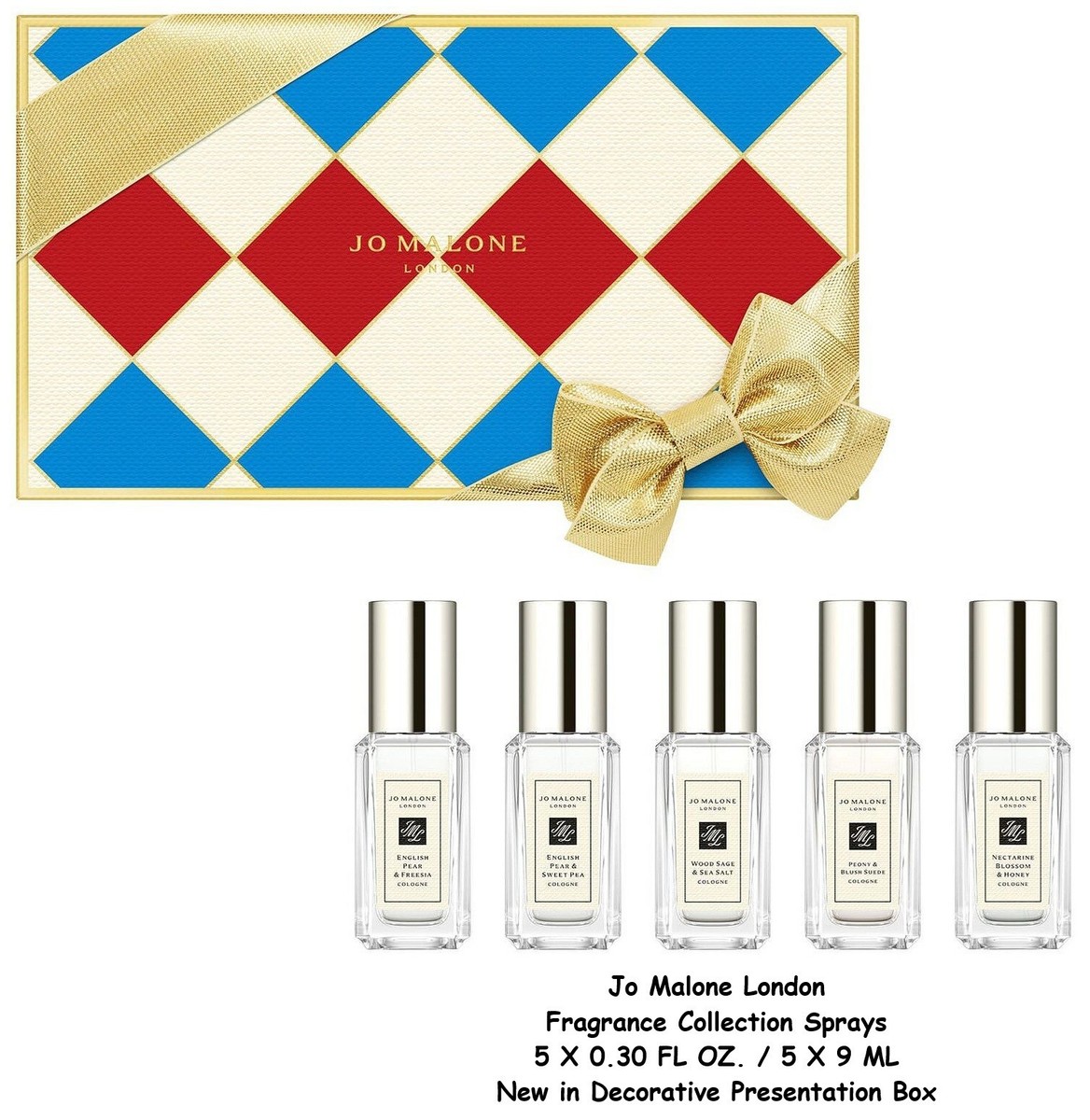 5 PC Jo Malone London Fragrance Collection 5 X 0.30 OZ NIB | eBay