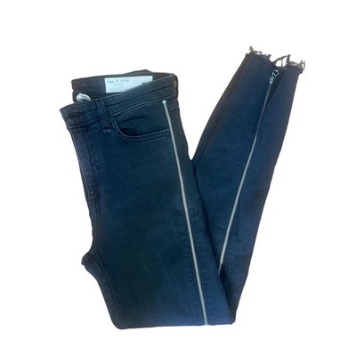 Rag & Bone black jeans with side zippers